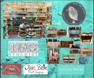 Furniture Artist DIYer Treasure Trove Wise Owl IOD Dixie Belle General Finishes Paint