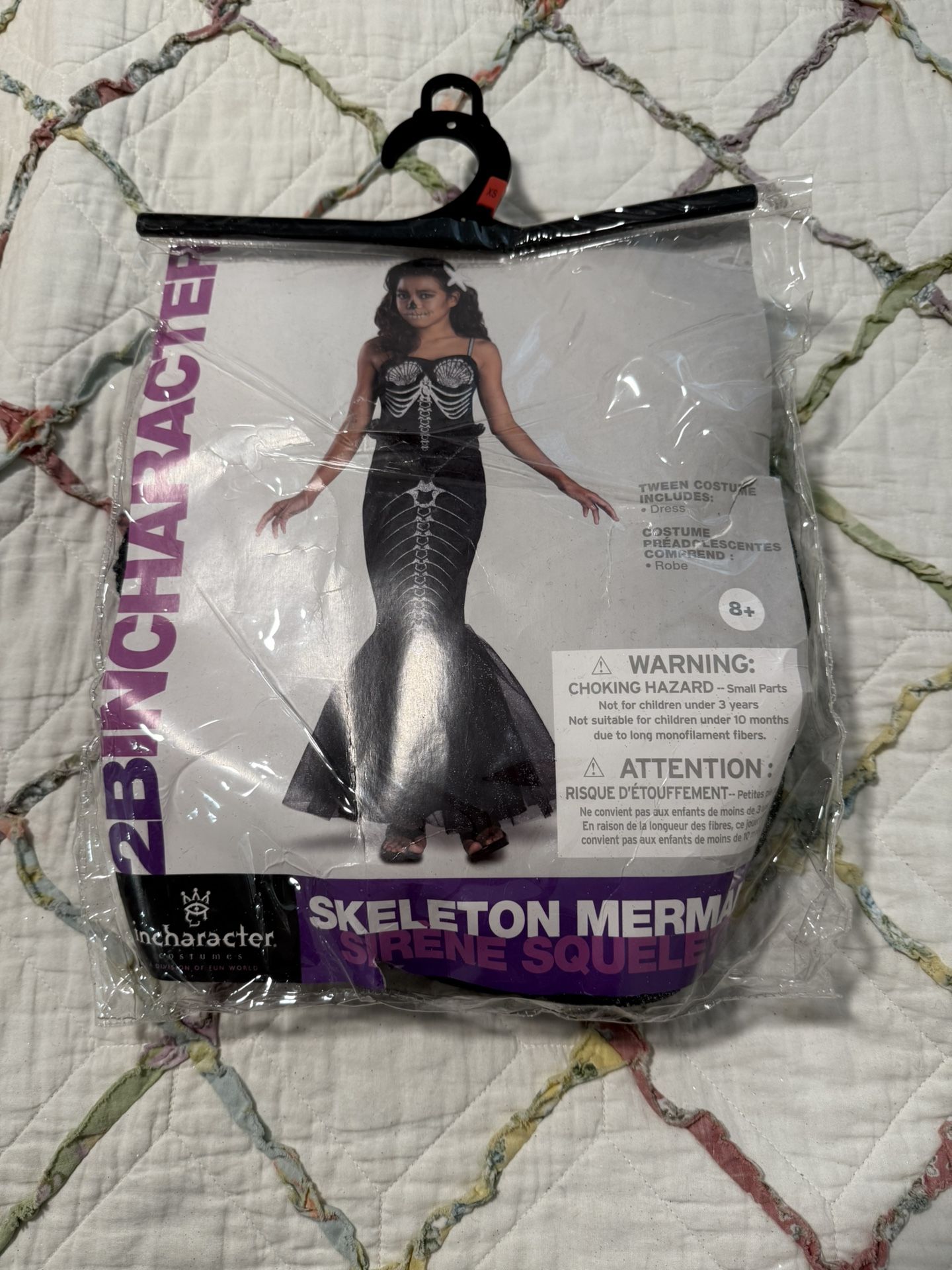Skeleton Mermaid Dress For Halloween