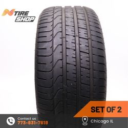 Selling a Set of 2 Used 8.5/32 Summer  295/45ZR20  110Y  Pirelli  P Zero Run Flat
