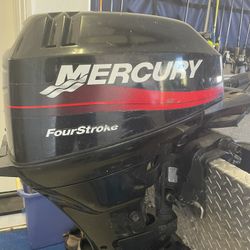 14 Foot Aluminum Boat 9.9 Mercury 4 Stroke 