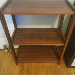 (2) Three Tier Wood Shelves 2 For  $20.00