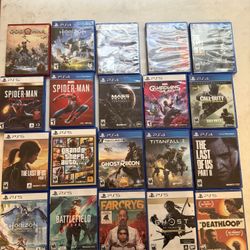 PS4 And PS5 Game Collection