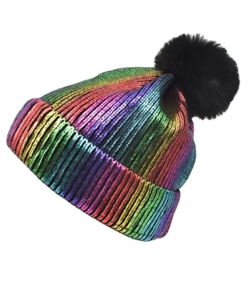 Radiant Rainbow Beanie