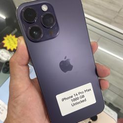 14 Pro Max Unlocked. Cash Or $50 Down W Approval 