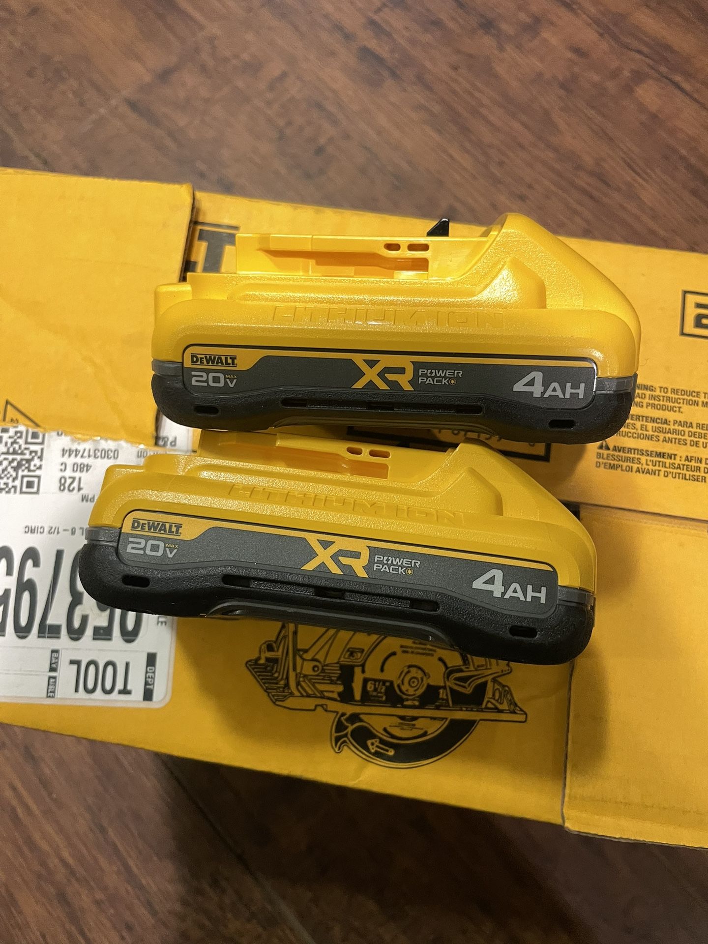 New DeWalt XR Batteries 