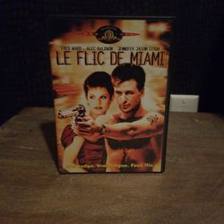 Region 2 DVD Le Flic De Miami with Alec Baldwin