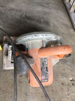 Ridge saw 7 1/2