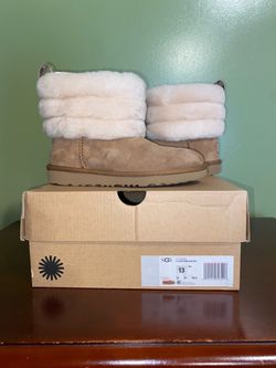 UGGs K Fluff Mini Quilted Children size 13