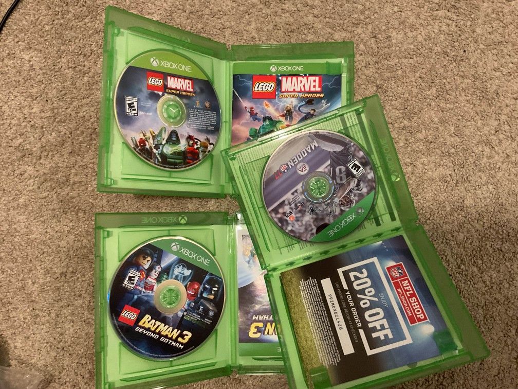 3 Xbox Games. If you want only one hit me up