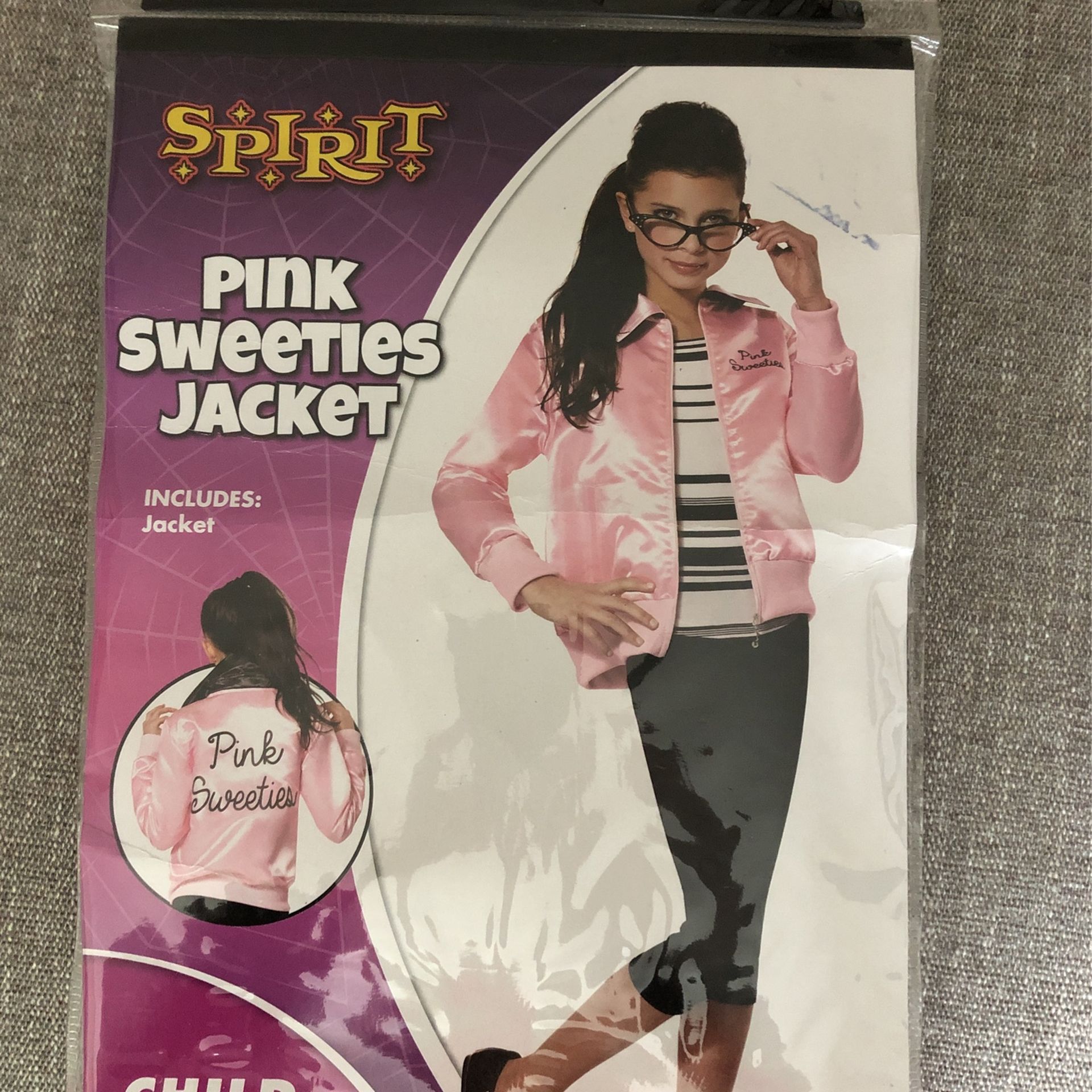 Halloween Girls 50’s Pink Sweetie Jacket