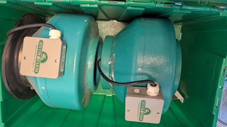 Hydroponic growing fans