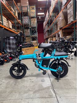 Folding electric bicycle