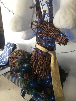 Large Light-Up Reindeer, Christmas Lights Decoration