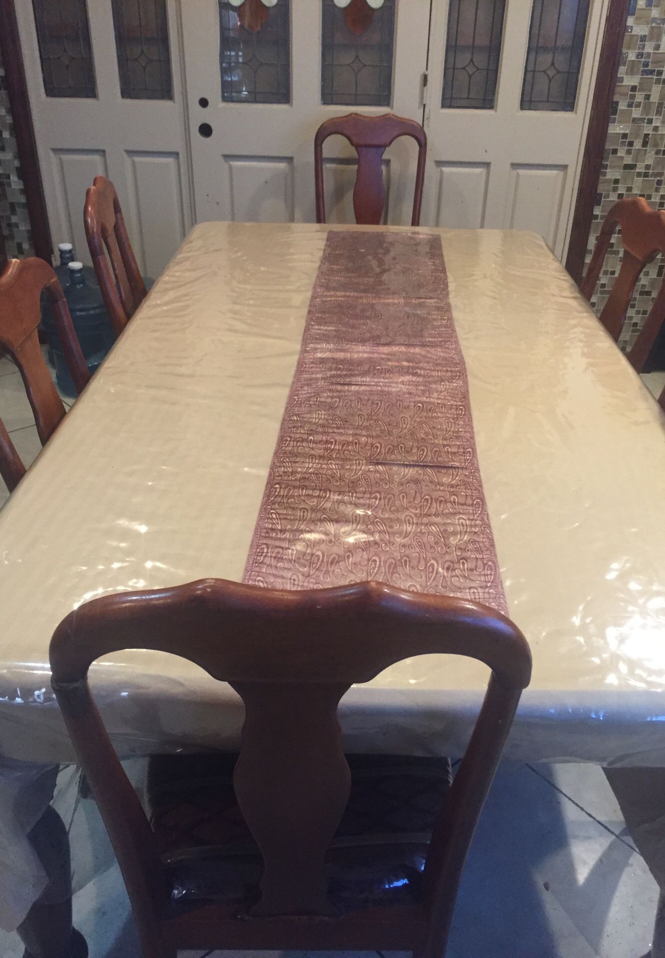 Dinner Table all wood for up to 8 people $100