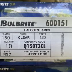 Bulbrite 10-Pack Halogen Lamps J-Type Long