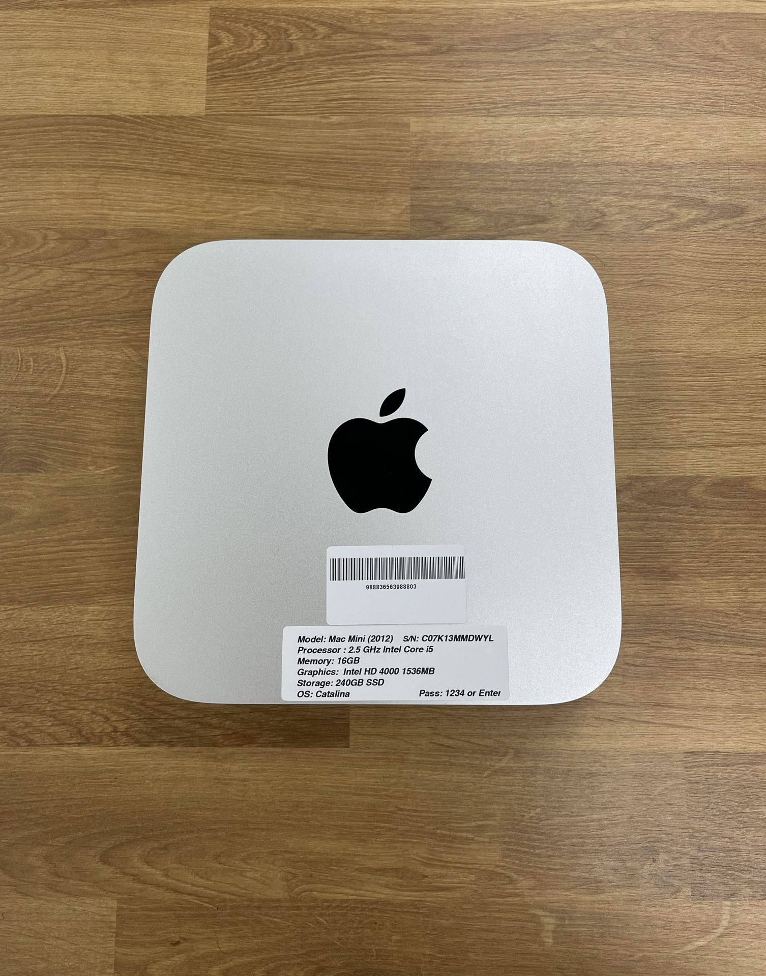 Mac mini 2012 i5 12GB 新品512GBSSD Dual OS