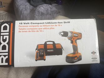 Ridgid 18 Volt Compact 1/2" Drill Lithium-Ion 2.0 Ah Battery