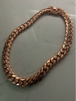 Rose Gold Cuban