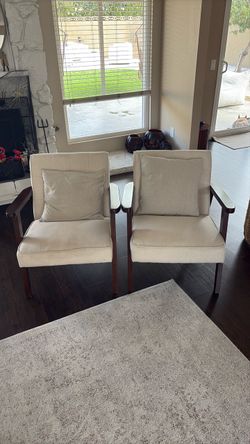 Pair of Mid-Century Modern Accent Chairs