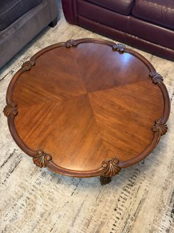 Vintage Circle Coffee Table