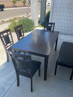 Dining  Table Set With Bench