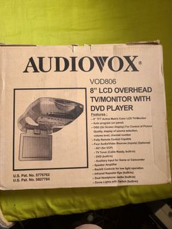 8" AUDIOVOX VOX VOD806