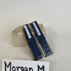 2 x 4gb DDR 3 Ram Sticks 