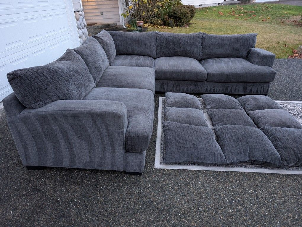 Grey Sectional Sofa Delivery Available π