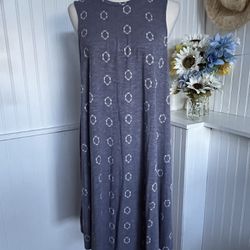 Sonoma Slate Blue/Grey Swing Dress