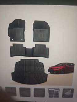 Toyota Corolla Floor Mats and Cargo Liner 2020-2026 - All Weather Floor Mats