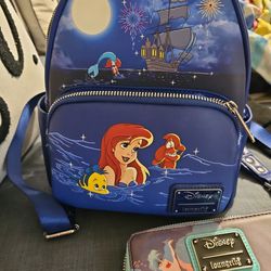 Little Mermaid Lounge Fly Bag And Wallet