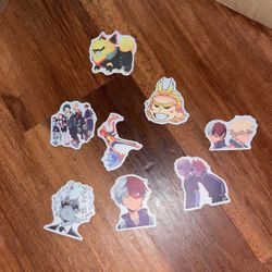 Anime Stickers  8pcs 