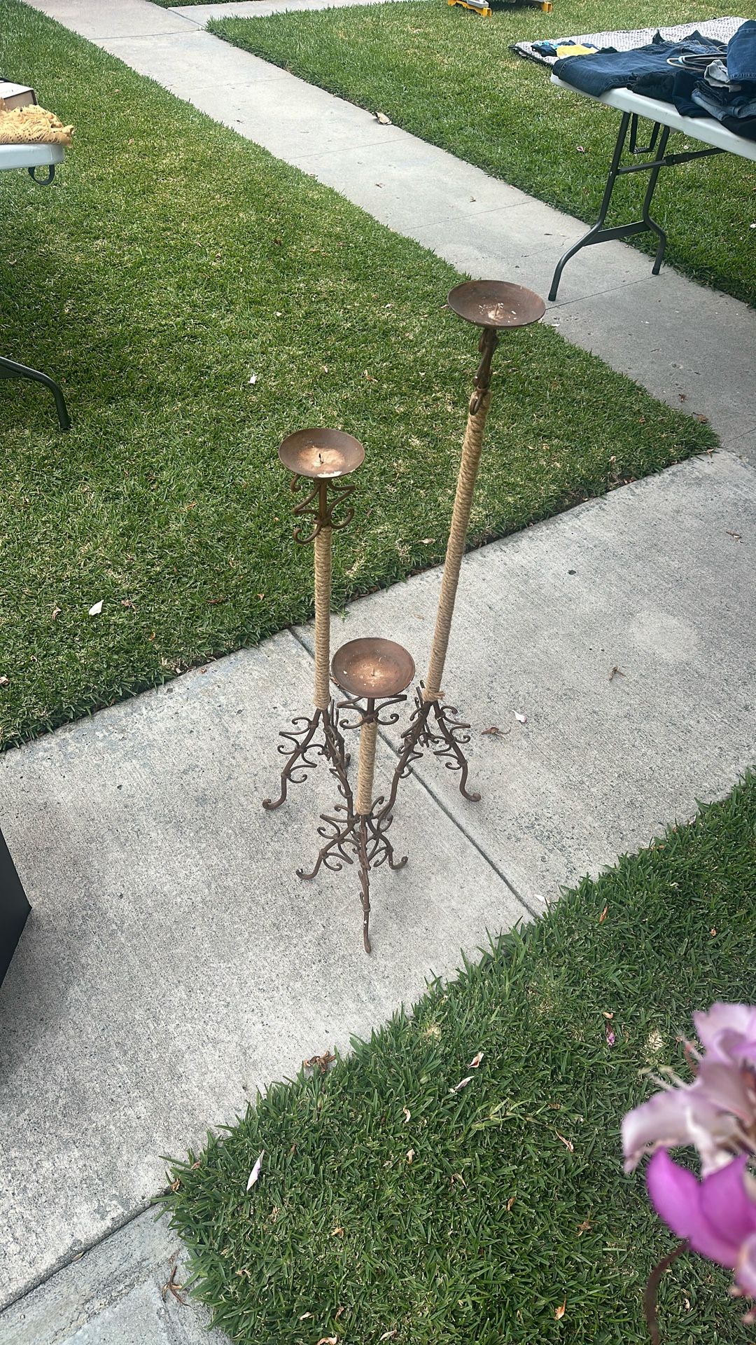 3 Piece Candle Holders
