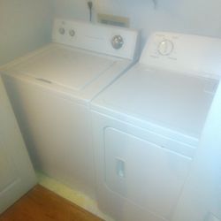 Washer,dryer End Tables With Lamps,old Dresser 