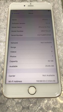 6S Plus 32 Gb AT&T CRICKET NET10