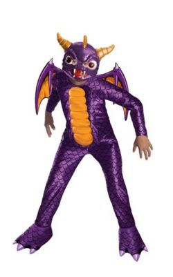 Boys Halloween Costume Skylander Spiro 