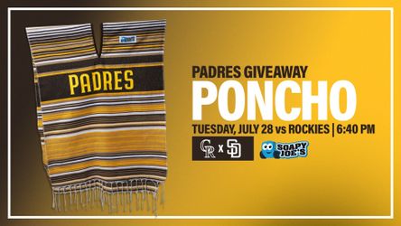 Padres Poncho 7/28/2026 size Large