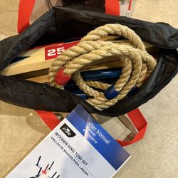 Wooden Ring Toss Game