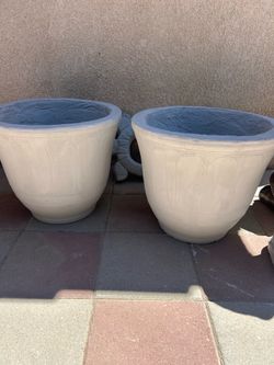 New Planters made out of cement