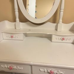 White Vanity Table 