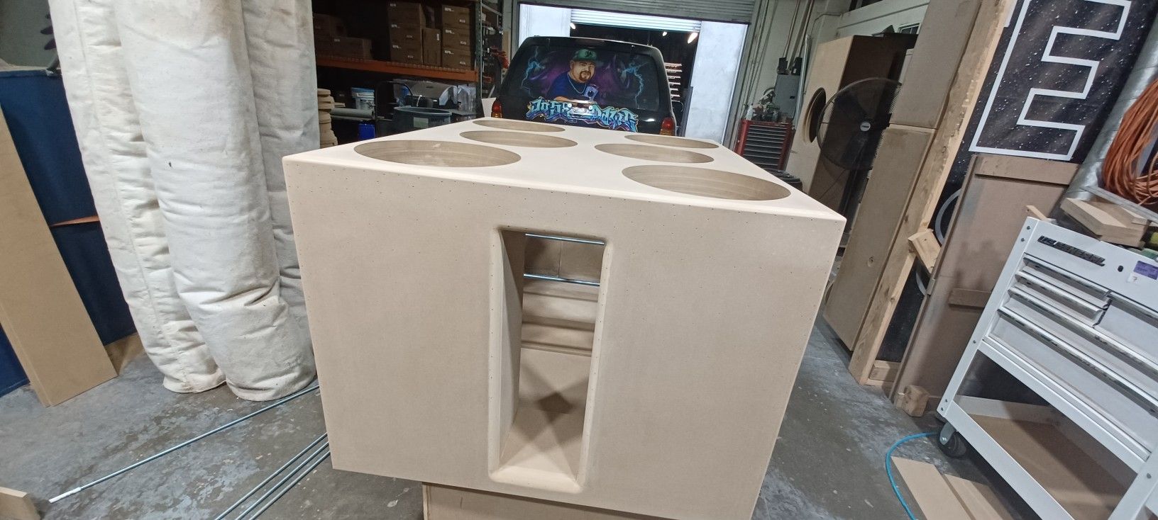 Lots if stereo equipment and custom boxes for sale. Lithium batteries as well as subs and amps, etc. Whitehorse Customz