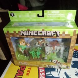 Minecraft Toy Skeleton Horse Set