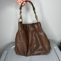 Nordstrom Brown Leather Hobo Bag