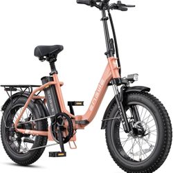 ENGWE 1125W Electric Bike for Adults, L20 2.0 20''×3.0" Fat Tire Electric Bicycle 52V 13Ah Removable Battery Max Range 68Miles & 28MPH for Urban Commu