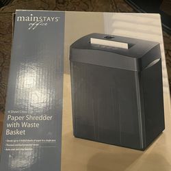 4 Sheet Cross Cut Paper Shredder