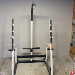 Squat/bench Rack With Lat Pull Down 