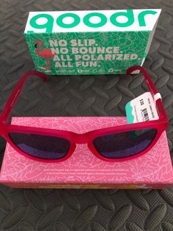 Goodr Polarized Sunglasses Pink Frame $10 each