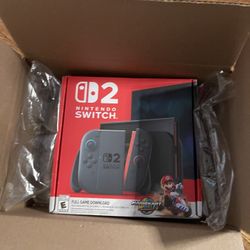 New Nintendo Switch 2 Console Mario Kart Bundle 