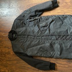 Black Label Black Bomber/Trench Coat Jacket H&M