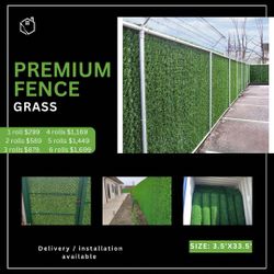 Premium Grass Fence New